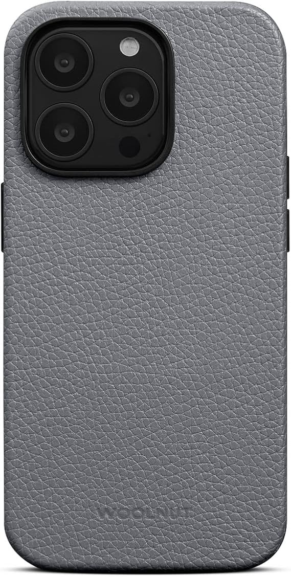 Woolnut Leather Case for iPhone 14 Pro Grey