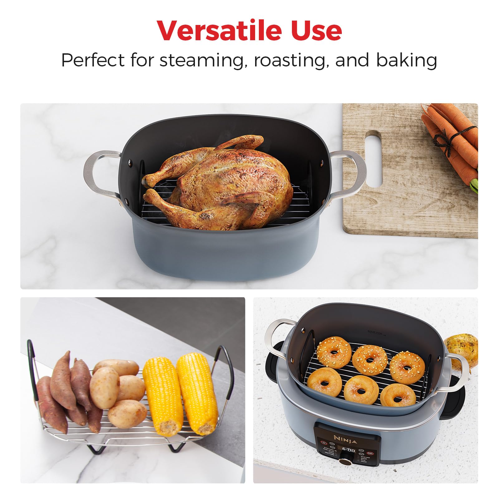 Amazon.com: Goldlion Steam and Roast Rack Compatible with Ninja