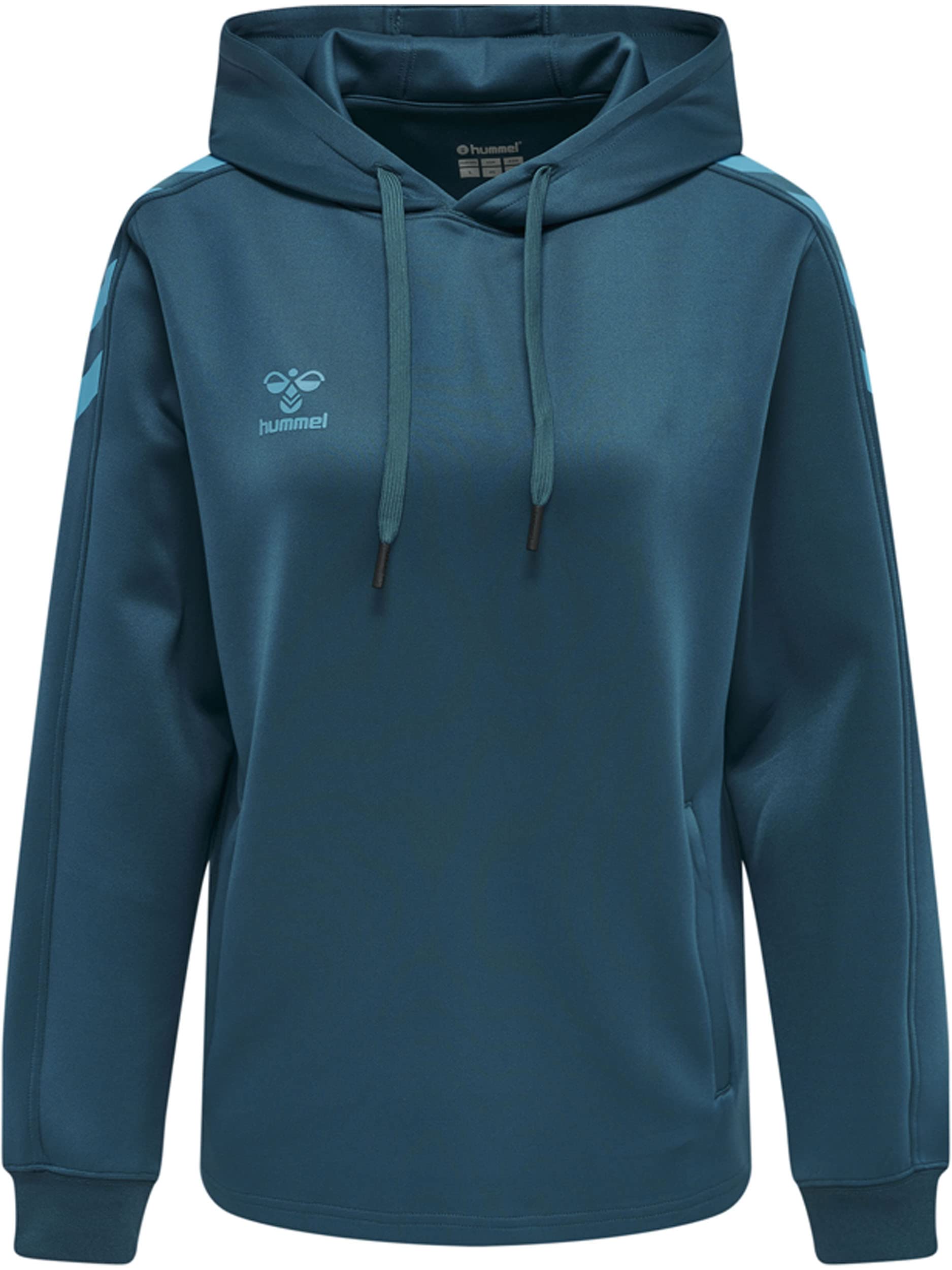 hummel Women's Hmlcore Xk Poly Hood Sweat Woman Sweatshirt Blue Coral