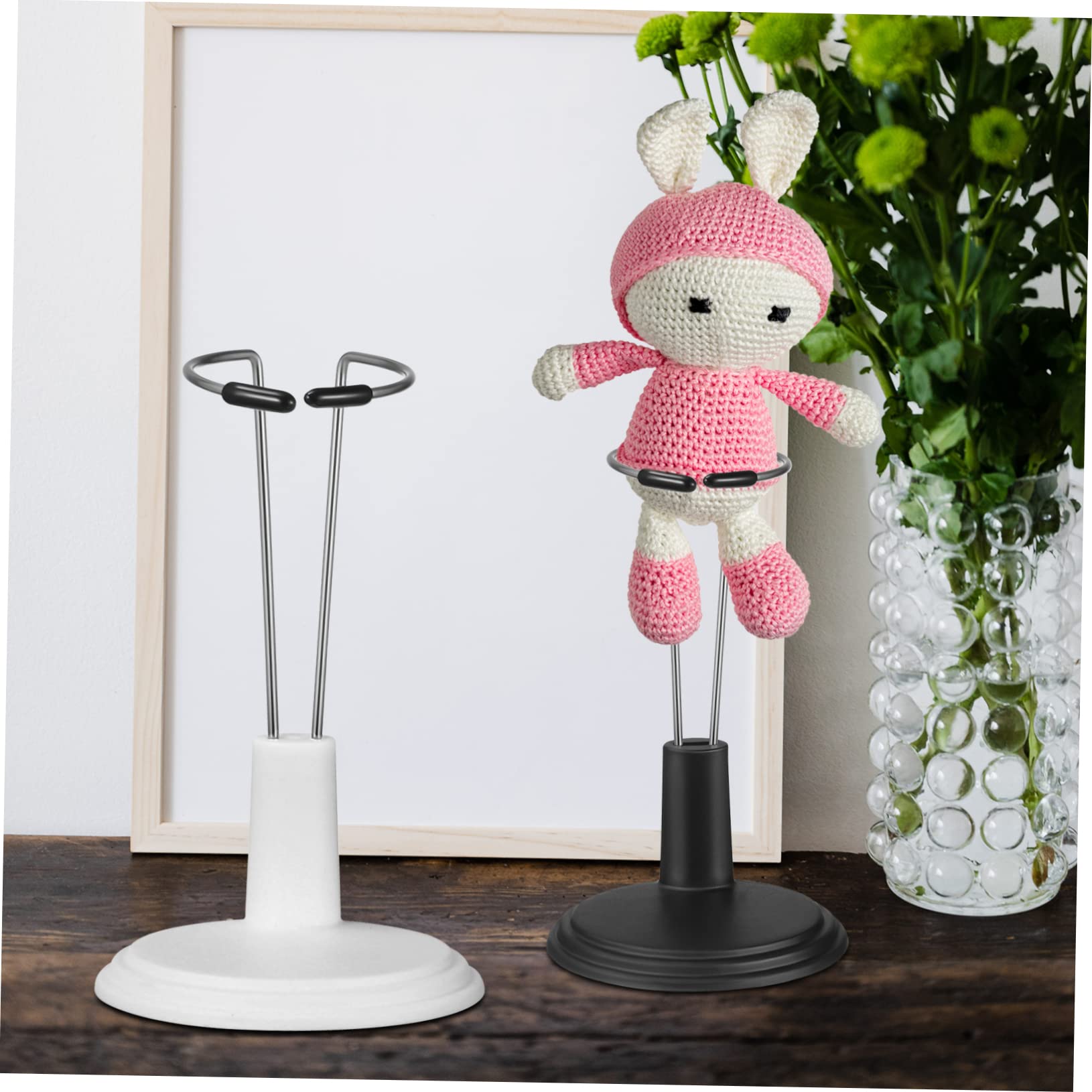6 Supports De Poupée Portable 10.00Cm Présentoirs De Rangement pour Figurines Supports De Stockage Pratiques pour Atelier Maison Bureau