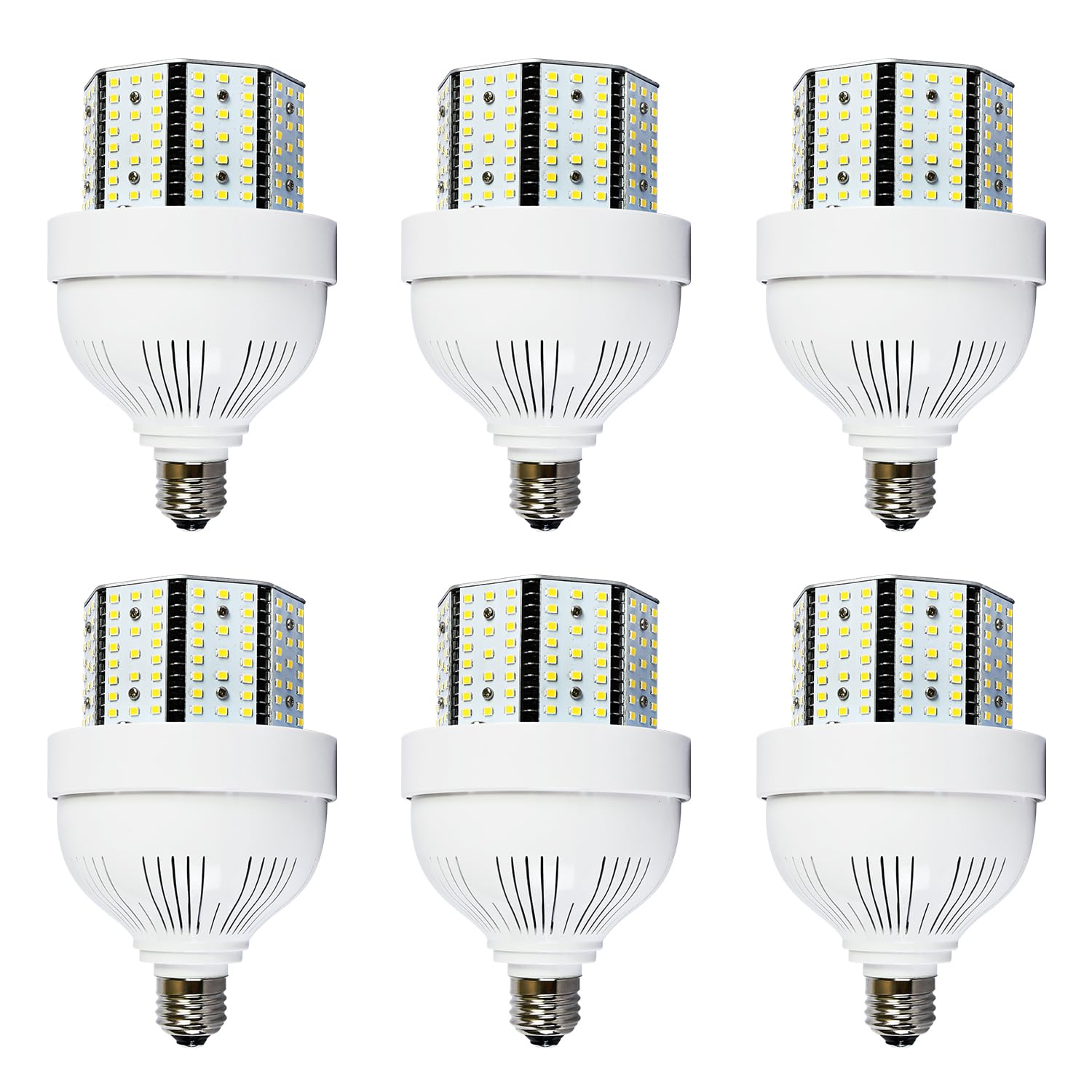 lawind 480V LED Corn Light Bulb 40W Cob Corn Light Super Bright E26 6000LM 5000K Daylight Garage Light