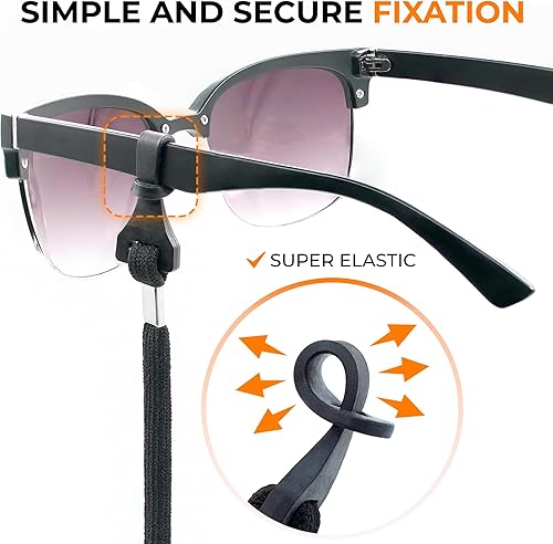 Miniatura 19 de SIGONNA Correa de soporte para lentes de ojos, correas para gafas para hombres y mujeres, soportes para anteojos alrededor del cuello, cadena