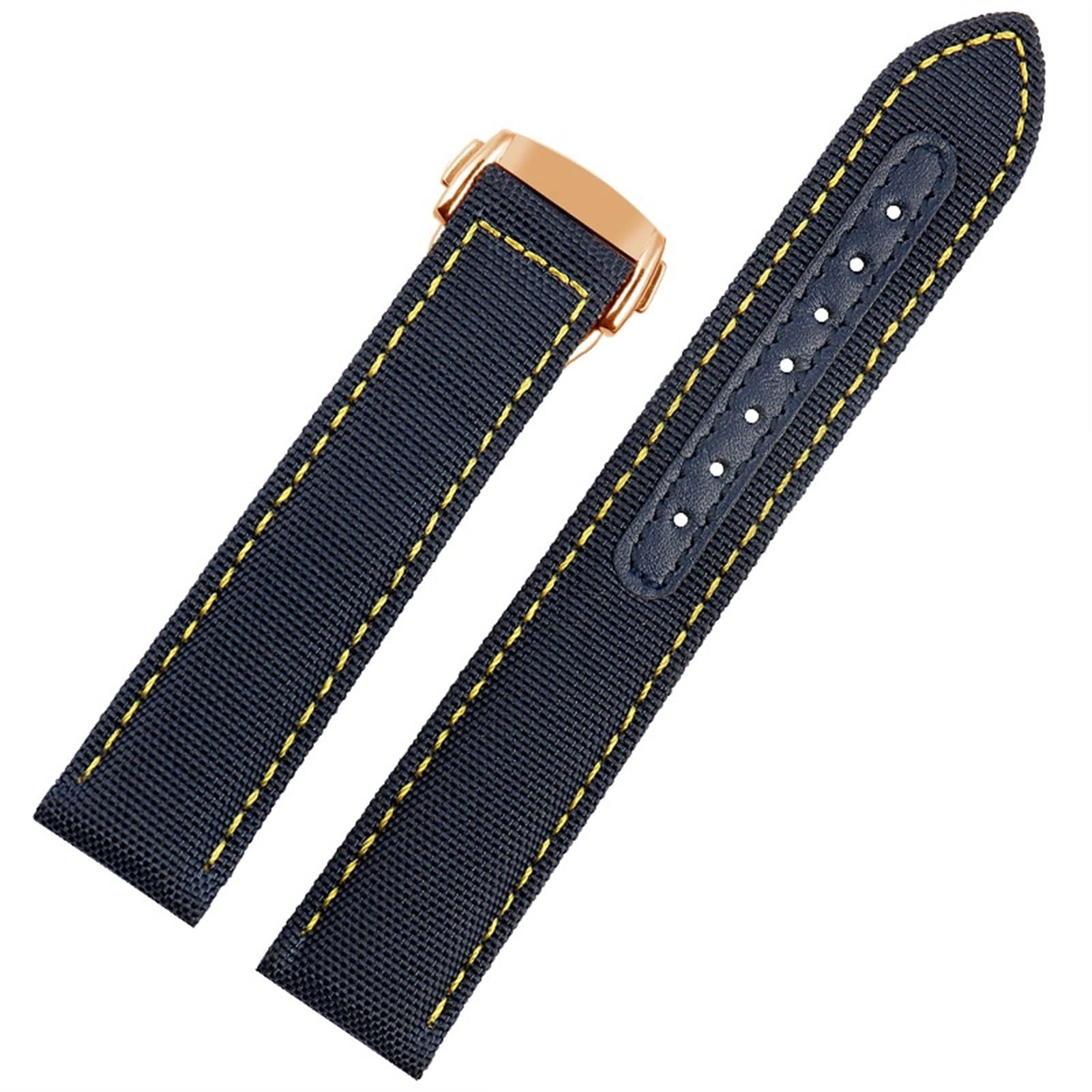 Per Omega 300 cinturino orologio in tela di nylon intrecciata in pelle tessuto, cinturini per orologi 19mm 20mm 21mm 2mm