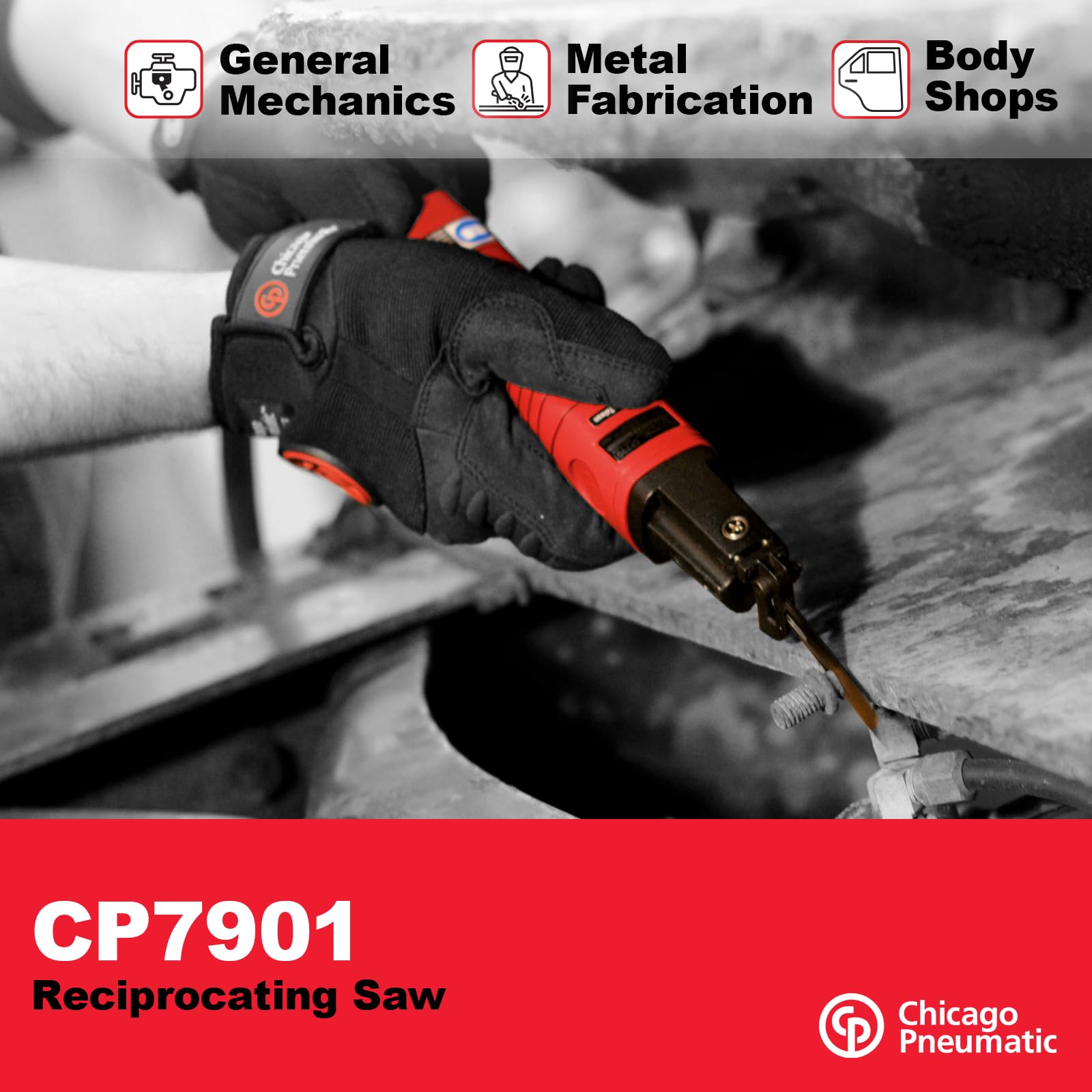 Chicago Pneumatic Reciprocating Saw - CP7901 -4