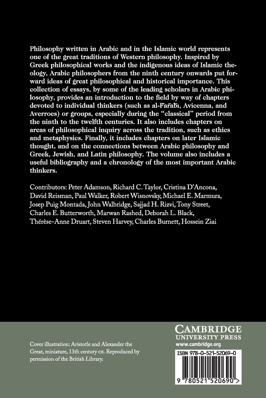 The Cambridge Companion to Arabic Philosophy