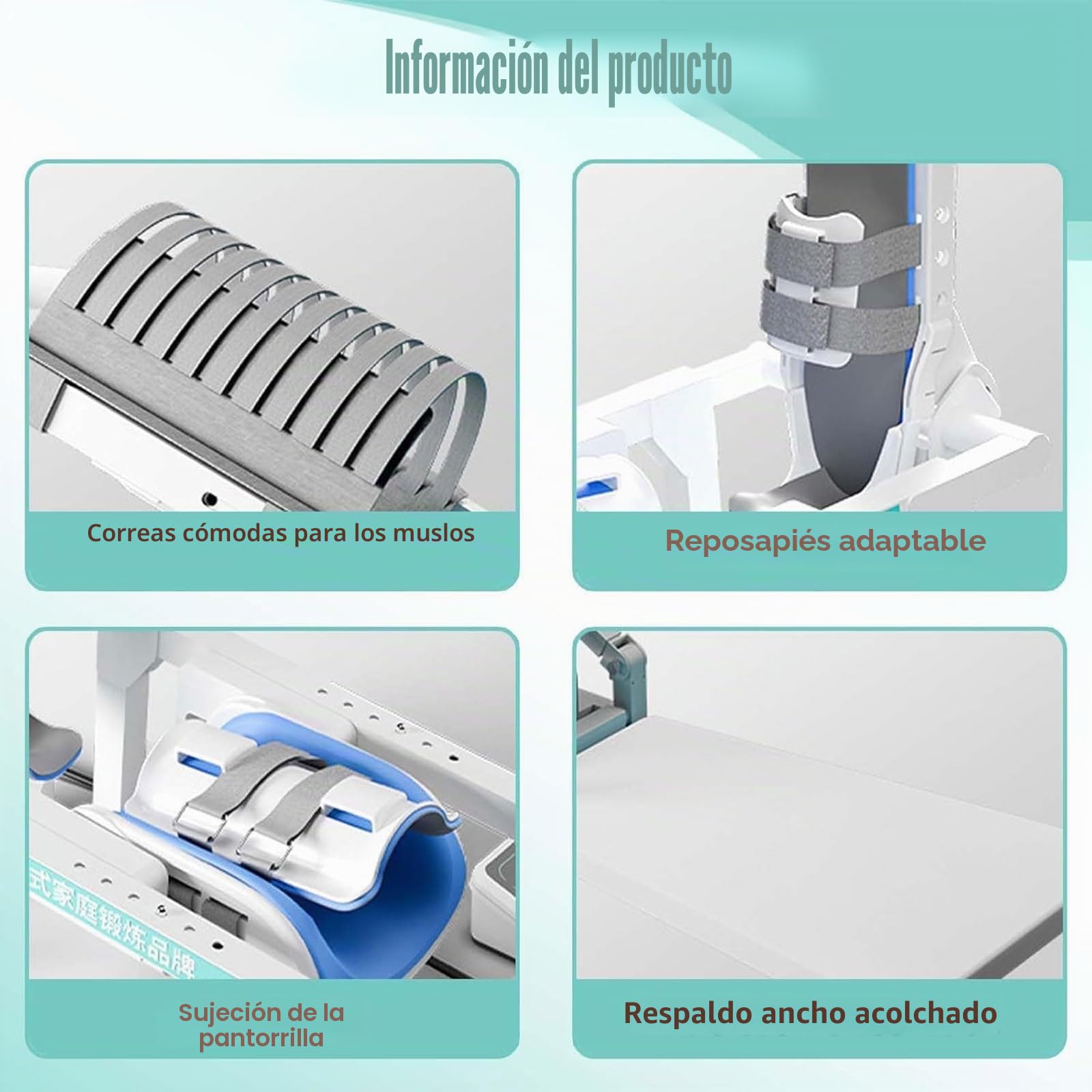 Nueva Máquina CPM para Ejercitar Rodillas y Piernas, Entrenador de Rehabilitación de Rodillas, Ajustable de 0 a 140°, para Rigidez Articular y Postfractura
