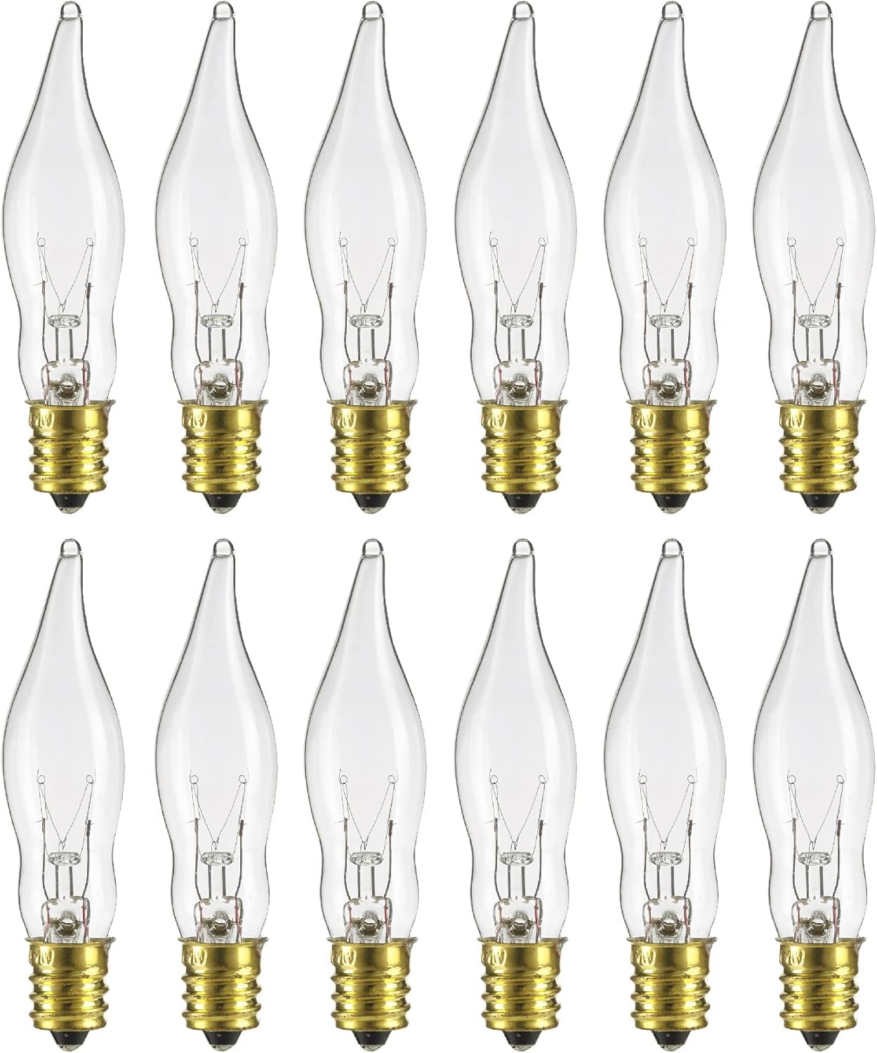 Sunlite Incandescent 7 Watt Petite Chandelier 39 Lumens Clear Light