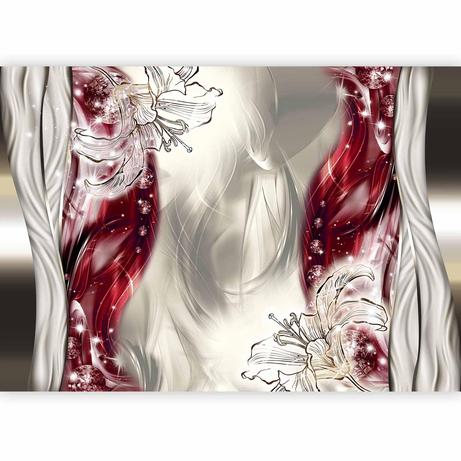 murando - Fototapete Vlies Abstrakt, 400x280 cm, Schlafzimmer, Wohnzimmer | Full HD Druck, 3D-Effekt, lichtbeständige Farben, ideal fürs Wohn- oder Schlafzimmer, schnelle Montage, lichtbeständig, edel