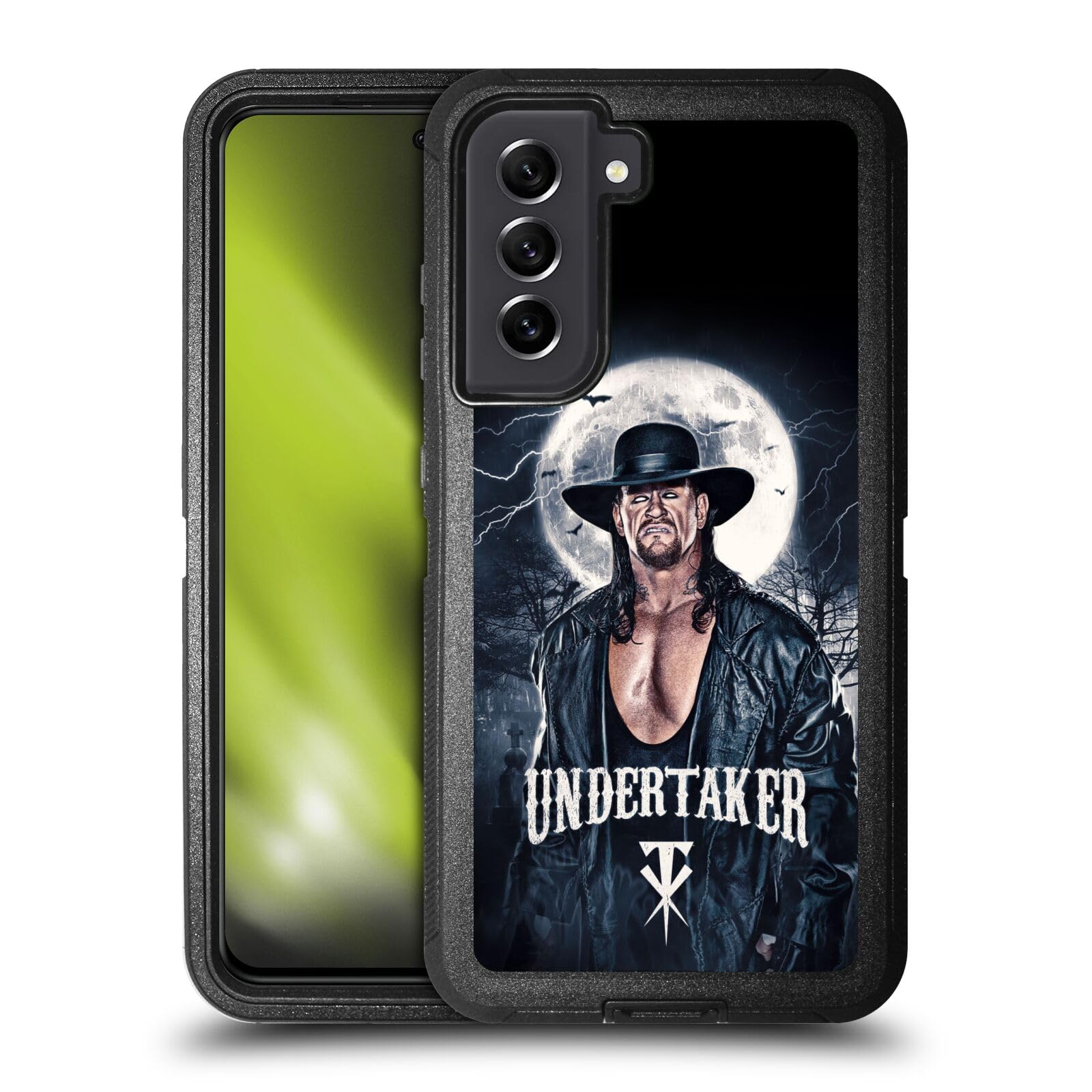 Coque ultra-blindée Samsung Galaxy S21 FE 5G robuste à motif portrait WWE Undertaker - 8