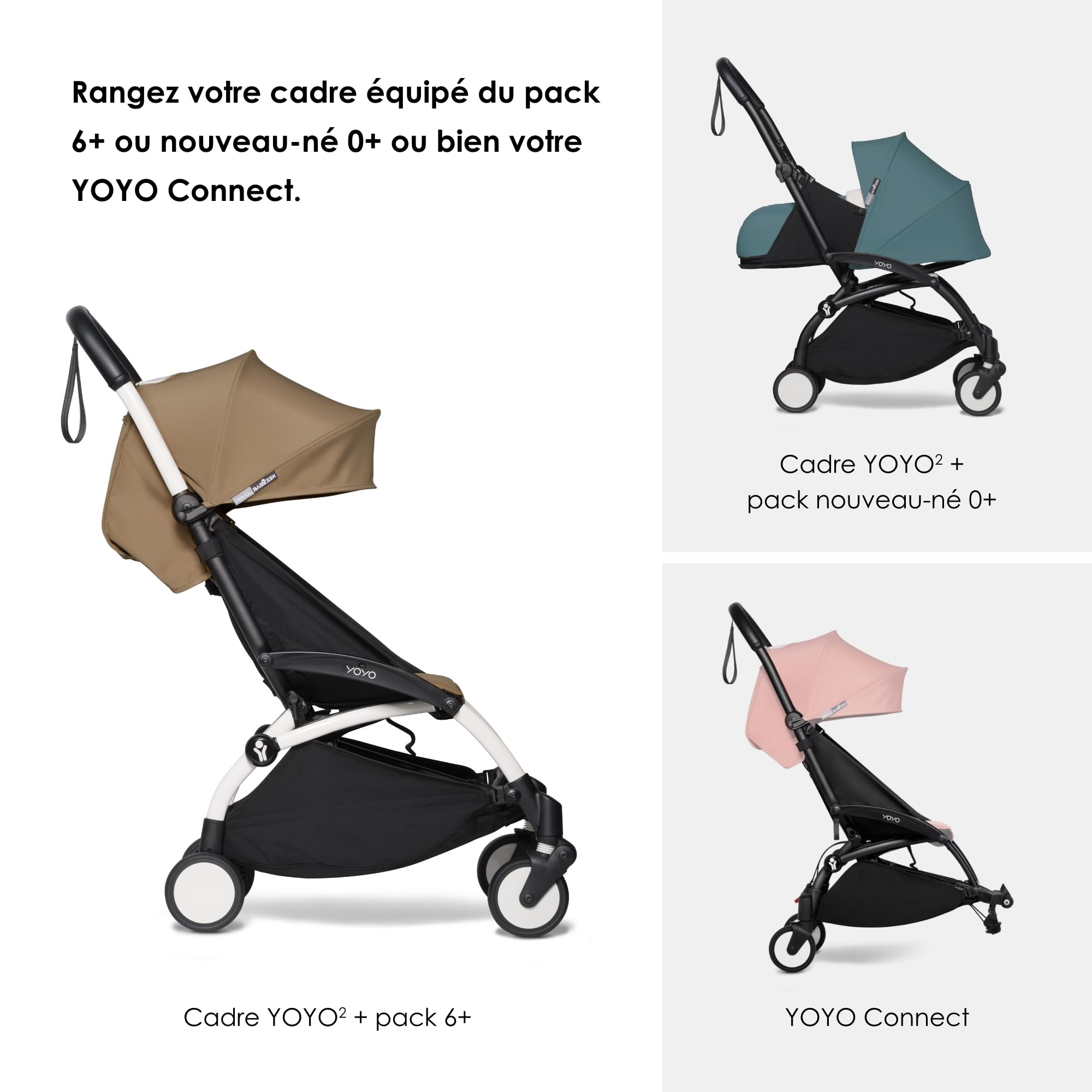 Babyzen Sac à dos YOYO - Protège la poussette pendant les déplacements - Se plie pour un rangement facile - Compatible avec YOYO et YOYO connect