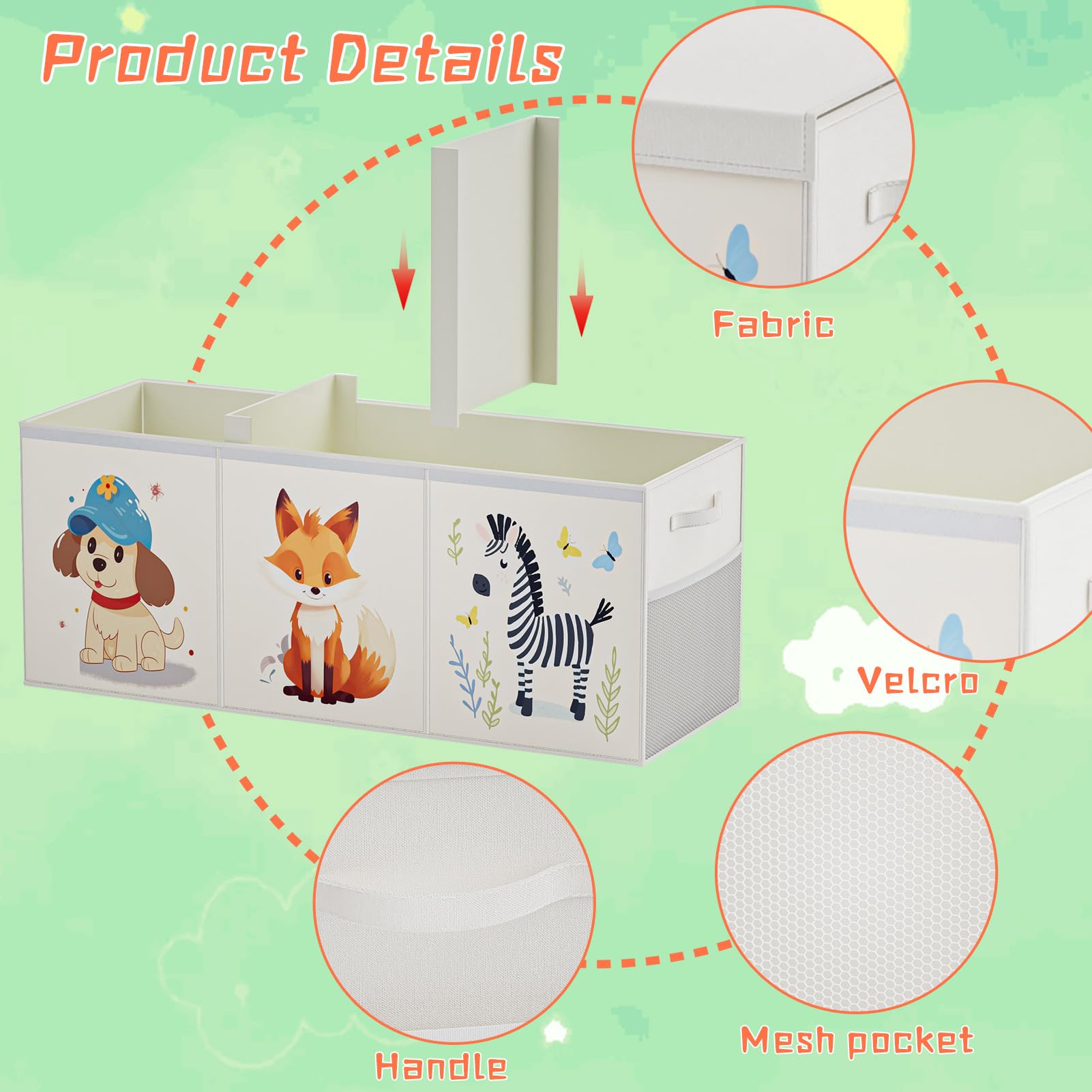 Caja de almacenamiento extragrande para juguetes