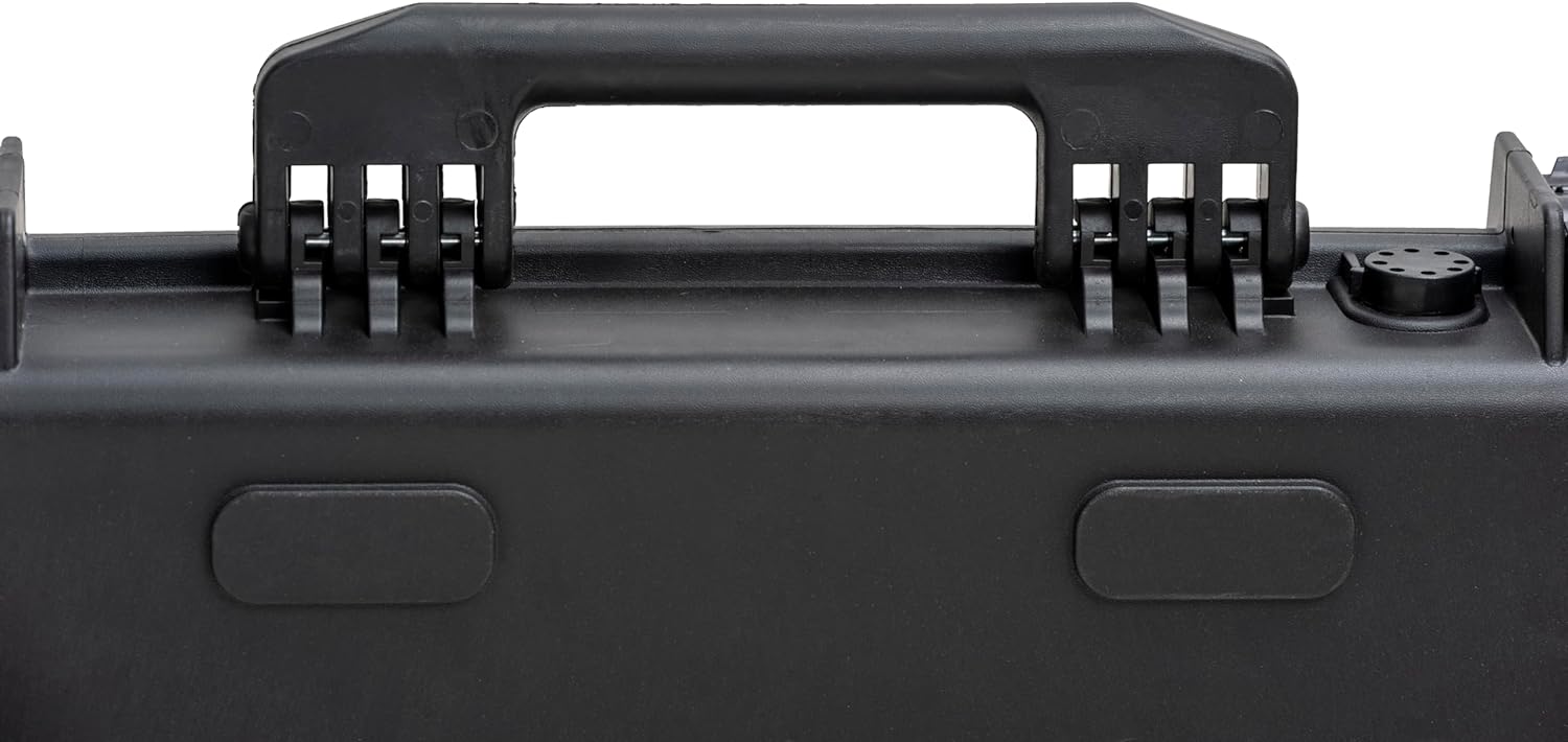 MEIJIA Portable Waterproof All Weather Hard Rifle Case,Soft Handle Grip,Customizable Fit Foam Inserted,without wheels,Black - Image 7