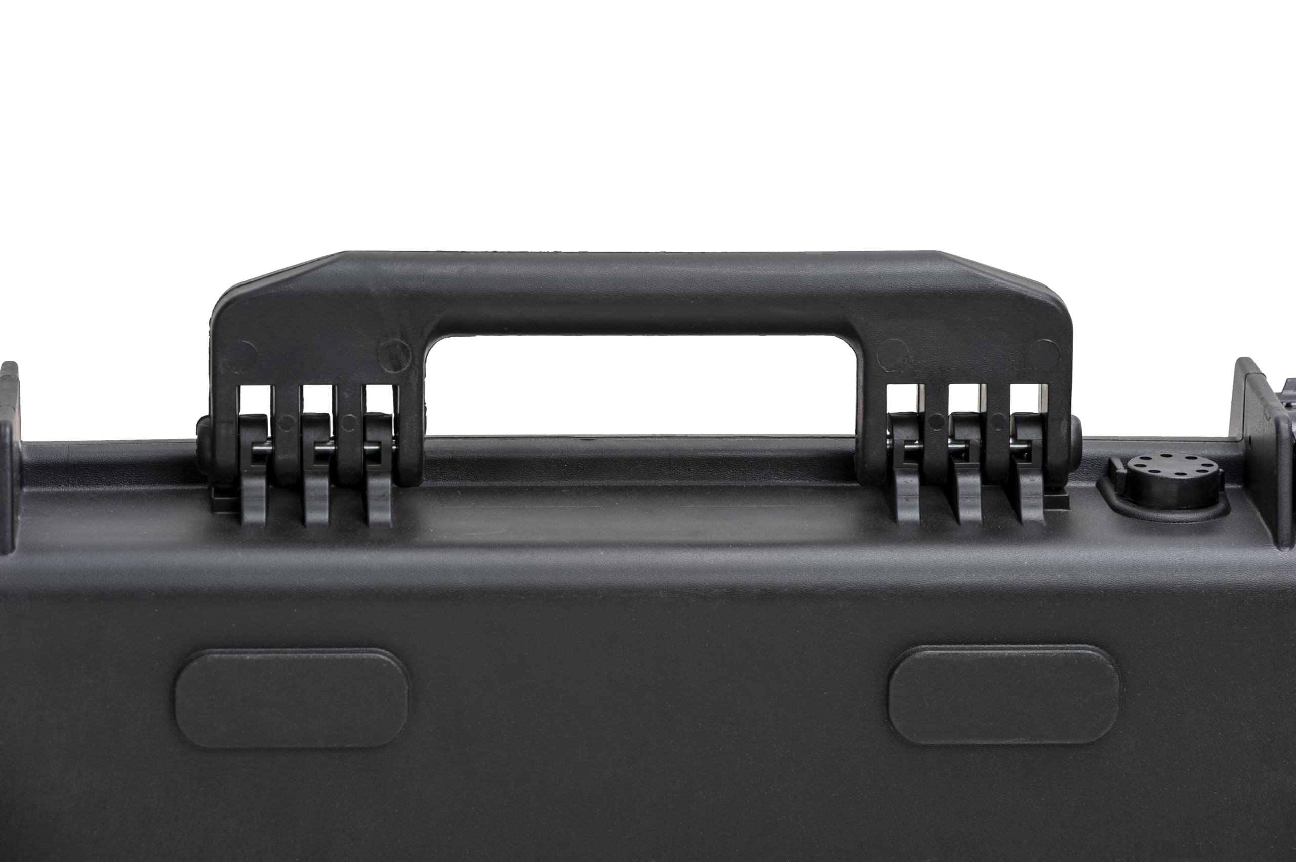MEIJIA Lang - Professioneller IP67 Wasserdichter Hartschalen-Gewehrkoffer mit Herausnehmbare Pick-and-Pluck-Schaumstoffeinlage,Schwarz