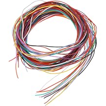 sourcing map 10pcs 30 Gauge Silicone Wire 30AWG Electrical Wire 3.0m/10ft