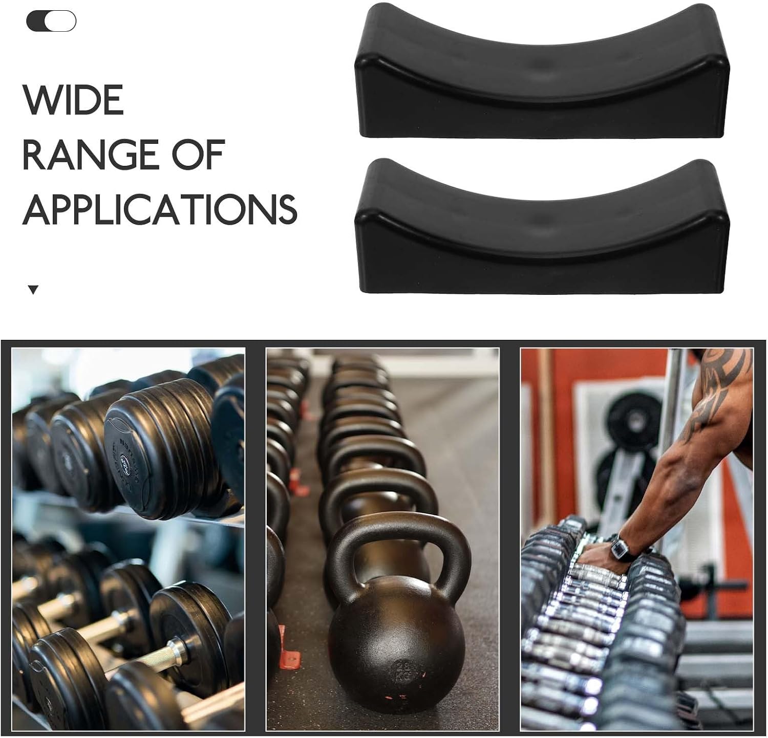 4pcs Dumbbell Holder Stand Weight Rack with Cushion Pads Small Dumbbell Support Rack for Home Gym Strength Training Storage