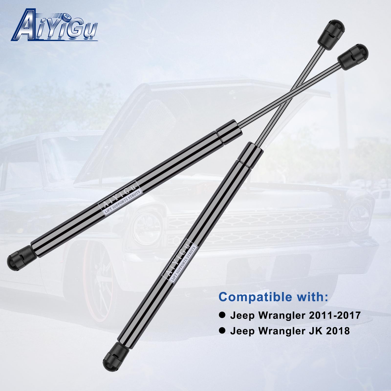 4 ( PIECES ) 2 HOOD & 2 HATCH TRUNK LIFT SUPPORTS SHOCKS STRUTS ARMS