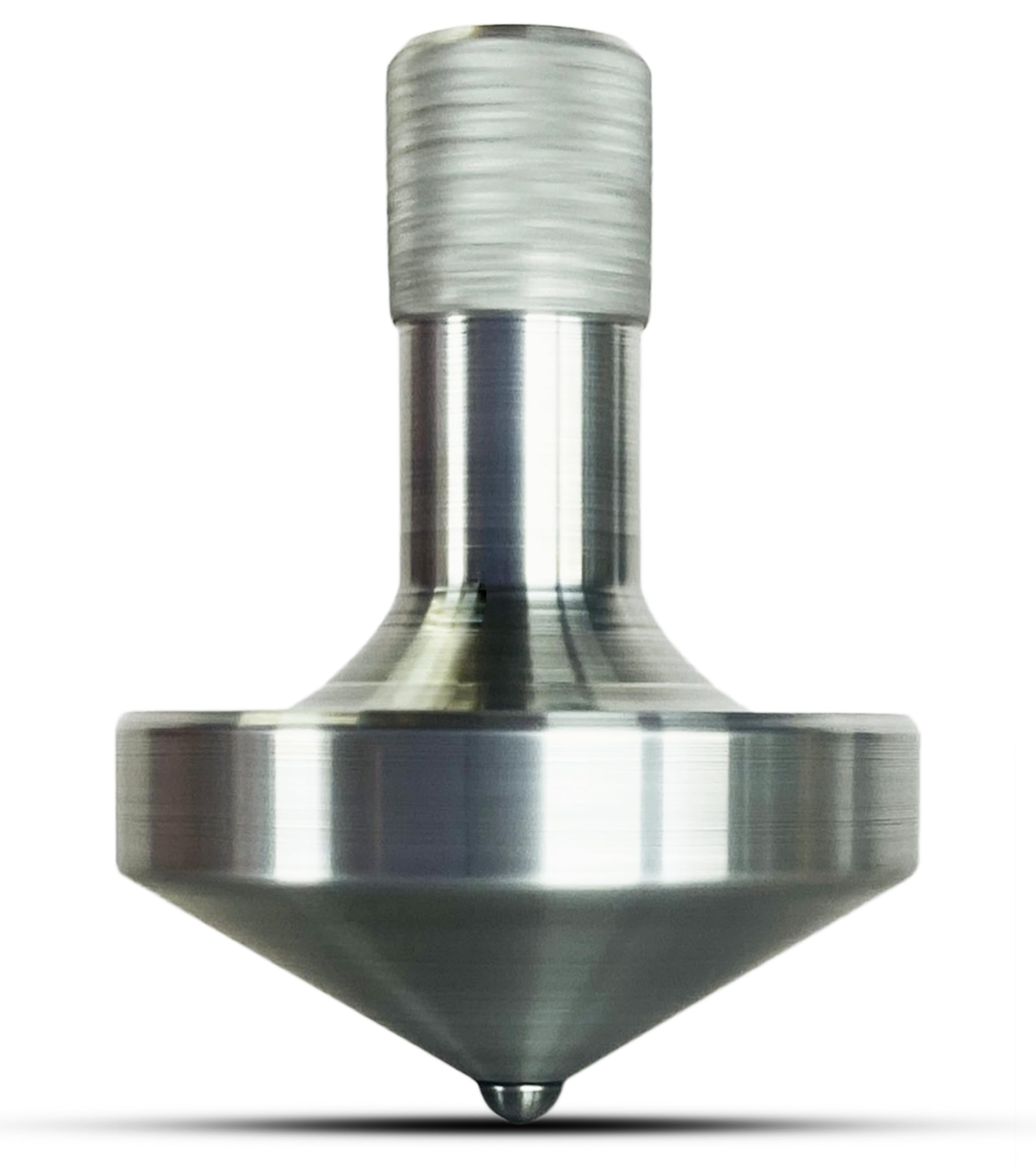 Star Quick Linkstal Spinning Top with 3mm Stainless Steel Tip, Long Stem 3-6 Minutes High Performance Top Spinner, Precision CNC Machined (Aluminium)