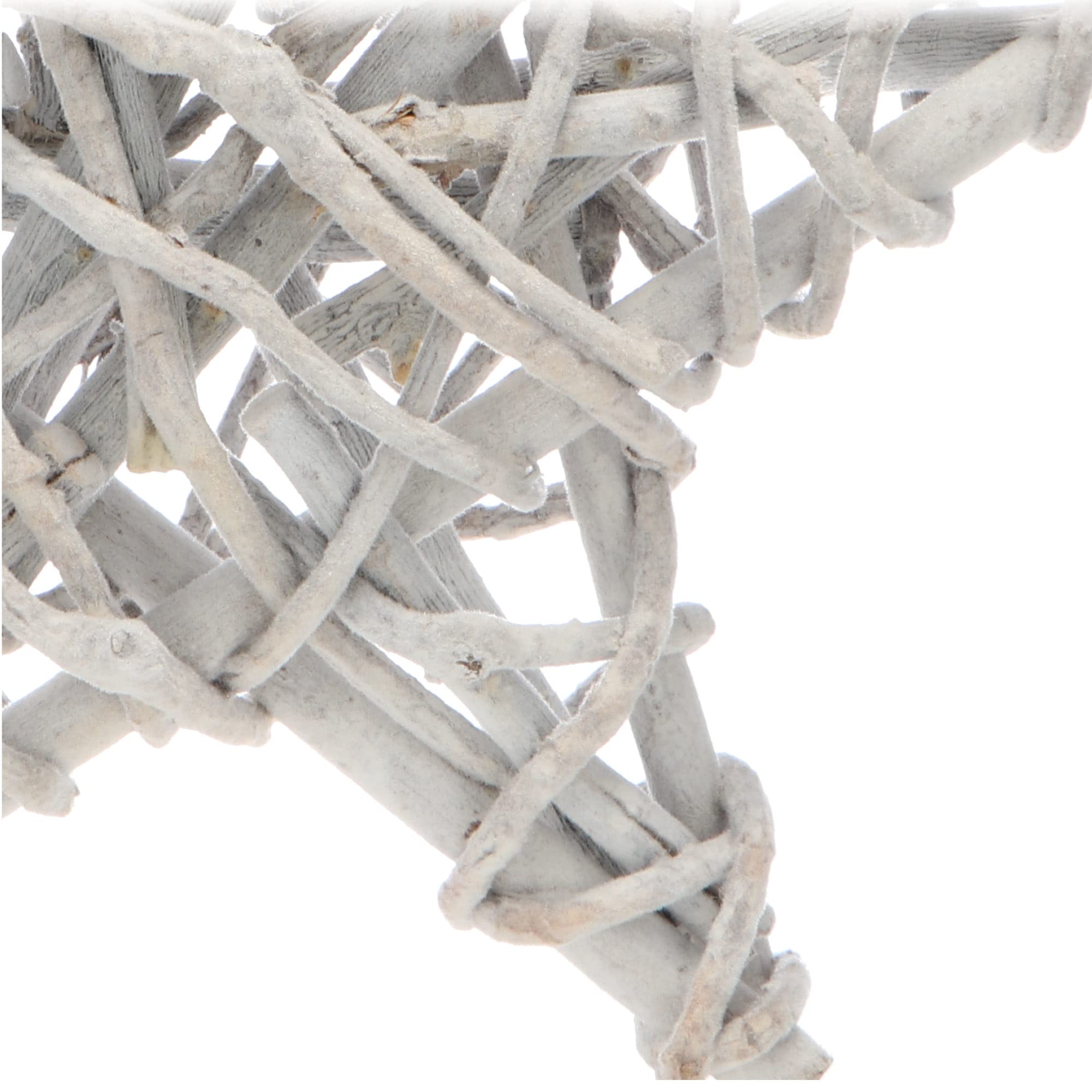 com-four® 2X Rebenkranz mit Sternen, Deko-Tischkranz aus Zweigen | natürlicher Türkranz zum selber Schmücken - DIY Naturkranz als Tischdeko - Fensterschmuck - Türhänger