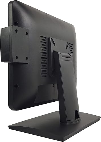 Miniatura 4 de Monitor de pantalla táctil capacitiva proyectiva de 15 pulgadas con relación 4:3 de 10 puntos, monitor táctil POS con MSR, base estable sin