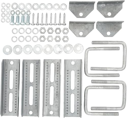 Tissting 8 Trailer Bunk Brackets, Boat Galvanized Swivel …