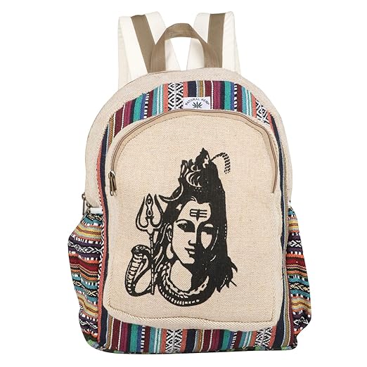LONGING TO BUY New Himalayan Hemp Laptop Bag Backpack/Traveler Bag, A Great Product (God Shiva Designed)