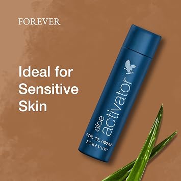 Forever Living - Aloe Activator - 98٪ Aloe Vera Gel Moisturizer للبشرة الحساسة - نباتي وخالي من الغلوتين - 4.4 أونصة سائلة