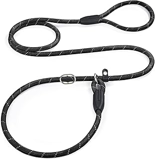 PETESCORT Lead Dog Leashes, 1/2" 3/8" x 6 FT Strong Rope Leashes for Small Medium and Large Dogs,No Pulling Pet Training L...