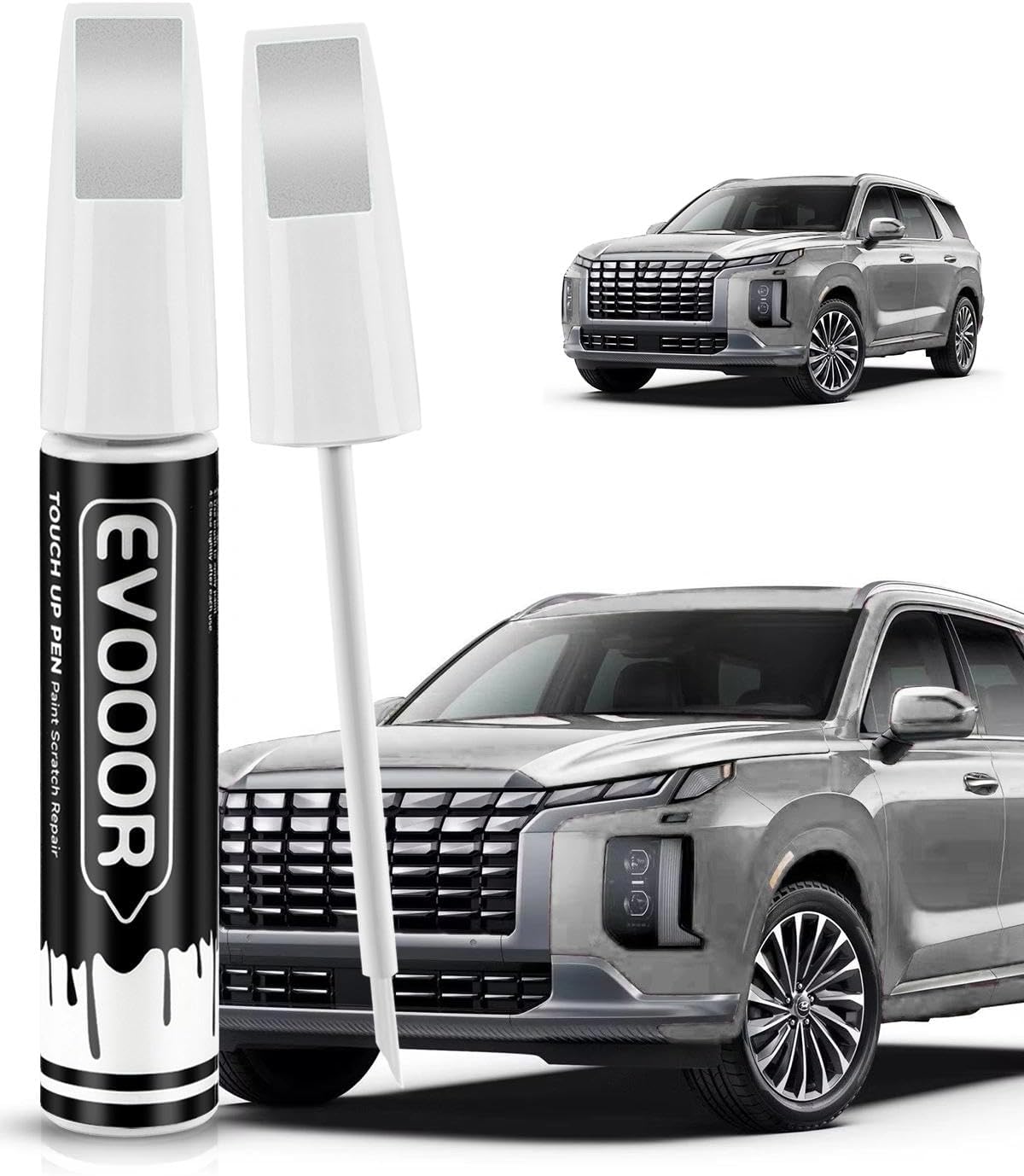 Serenity White Pearl(W6H) Touch Up Paint Compatible with Hyundai Exact Match 2 in 1 Touch up Paint for Chips and Nicks Repair with 2pcs Disposable Micro Applicators