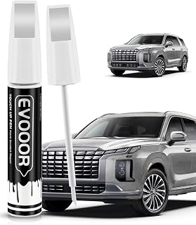 Touch Up Paint Compatible with Hyundai Exact Match 2 in 1 Touch up Paint for Chips and Nicks Repair (Hyper White(WC9))