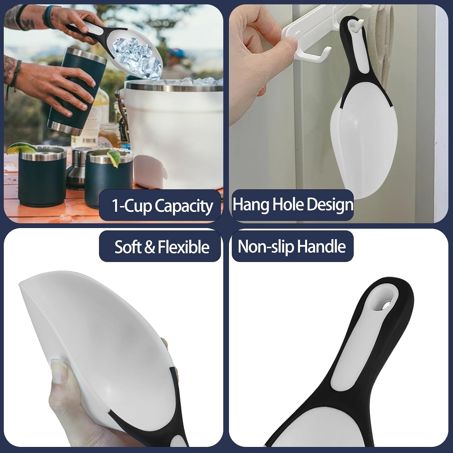 Rambler Ice Bucket Scoop Compatible with Yeti