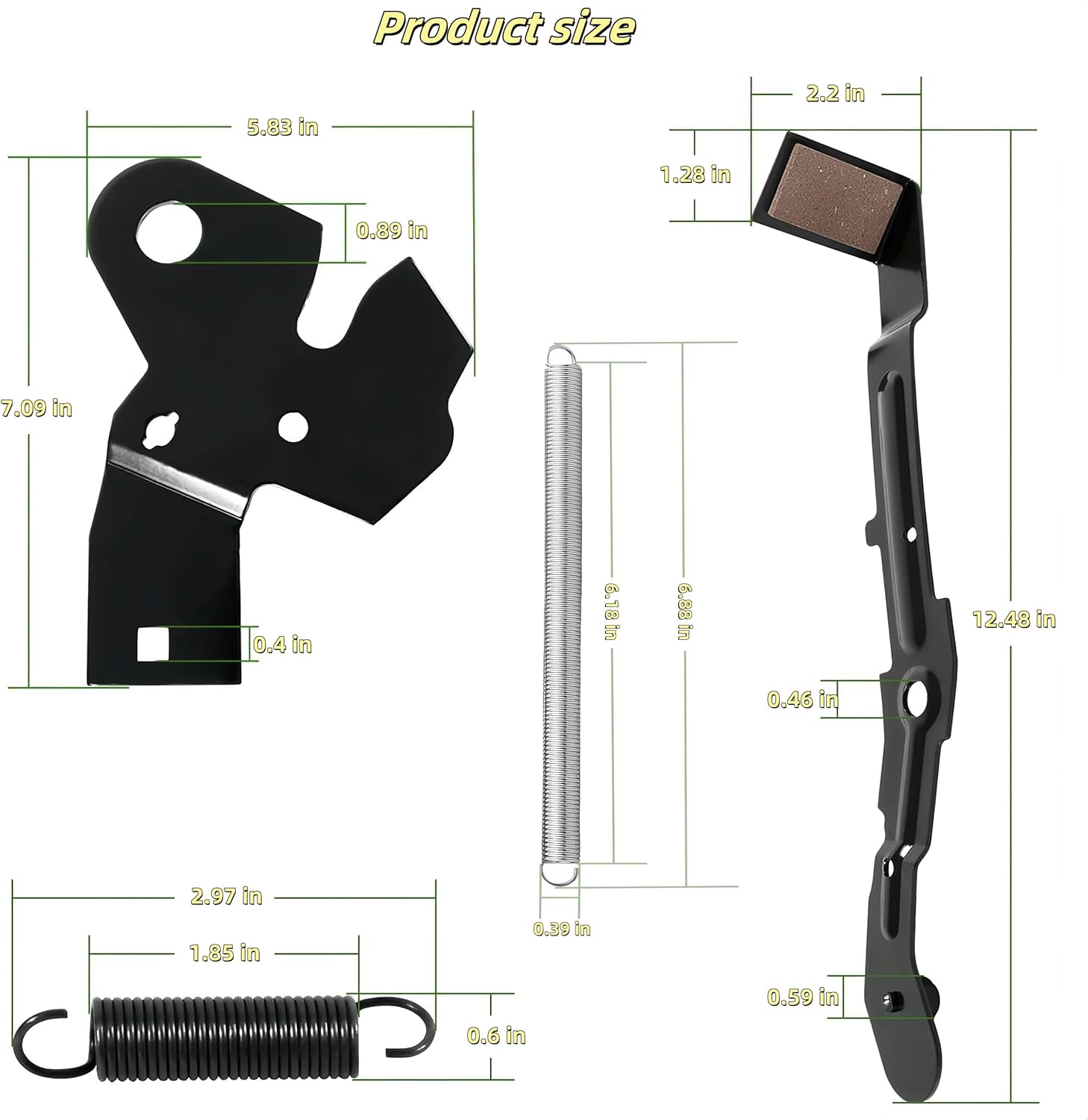 Arm Bracket Roller Cam Kit 532151785 184907 131335 155046 Fit for AYP/Husqvarna/Craftsman 42" Mower Deck LT1000 LT2000
