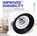 Assemblage de rouleau de tambour de sécheuse BlueStars Ultra Durable 4581EL2002C - Ajustement exact pour les sécheuses LG Kenmore - Remplace AP5688895 4581EL2002A 4581EL2002B 4581EL2002D PS8260240 - PACK DE 4