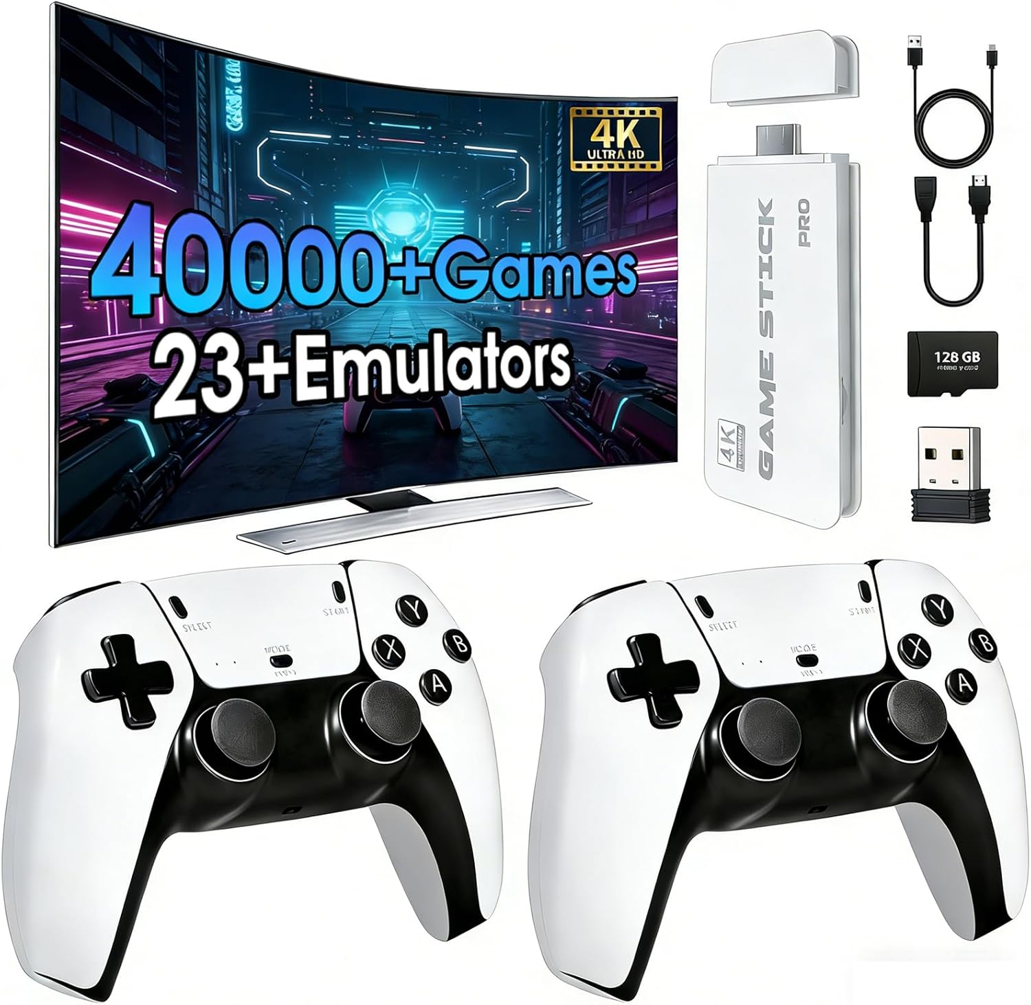 2026New Retro Game Console,40000+Games...