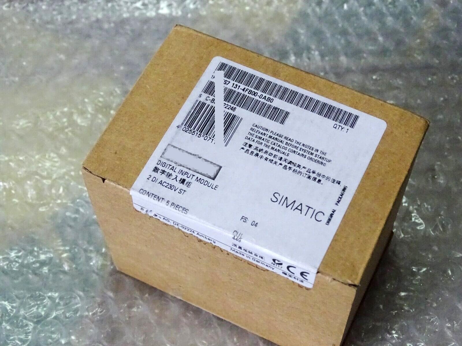 LYEUXHJPX 6ES7131-4FB00-0AB0 5 Electronic Modules PLC Module