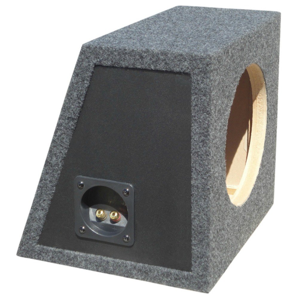 Box Caja VACÍA por Sub SUBWOOFER DE 20,00 CM 200 MM 8" DE Forma Trapezoidal DE 8 litros EN SUSPENSIÓN PNEUMÁTICA (Caja SELLADA)