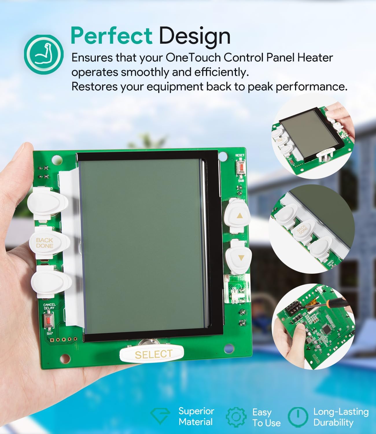 Close-up views of the R0550700 PCB Subassembly, emphasizing its design and material quality for smooth operation and durability.