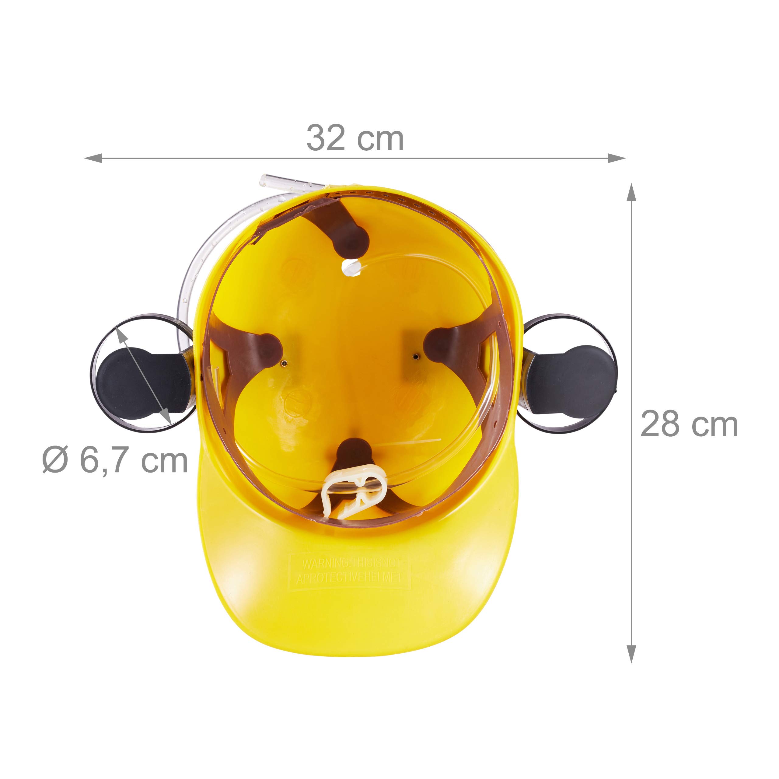 Relaxdays Casquette Bière pour Deux Boîtes De Bière pour Deux Boîtes Costumes (Pack de 1)