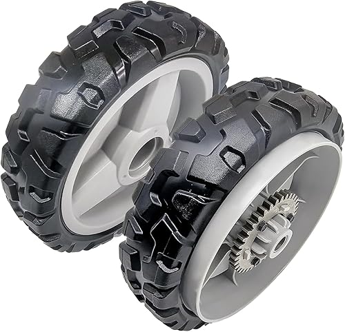 2 ruedas de accionamiento para cortacésped Husqvarna 580365301 593198101 compatibles con cortacésped L321AH, LC221A HU675AWD, HU700AWD, HU725AWD,