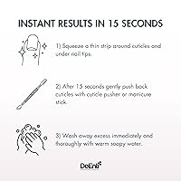 Vista 4 de Gel removedor instantáneo de cutículas, suavizante profesional de cutículas con remoción instantánea de 15 segundos, botella de 8 onzas para cuidado