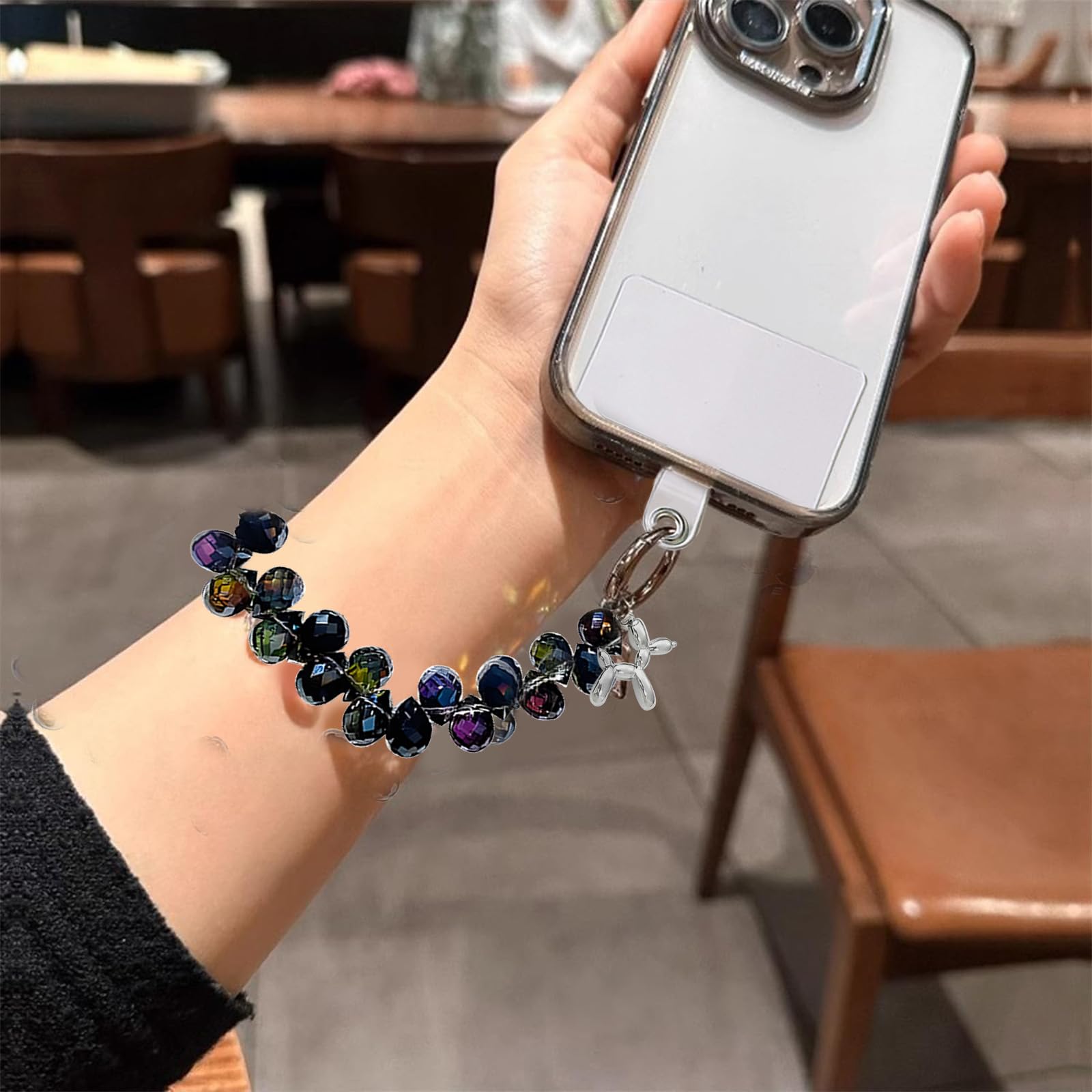 Yamobi Krótki łańcuszek na telefon komórkowy, zawieszka do telefonu, breloczek do kluczy, do aparatu