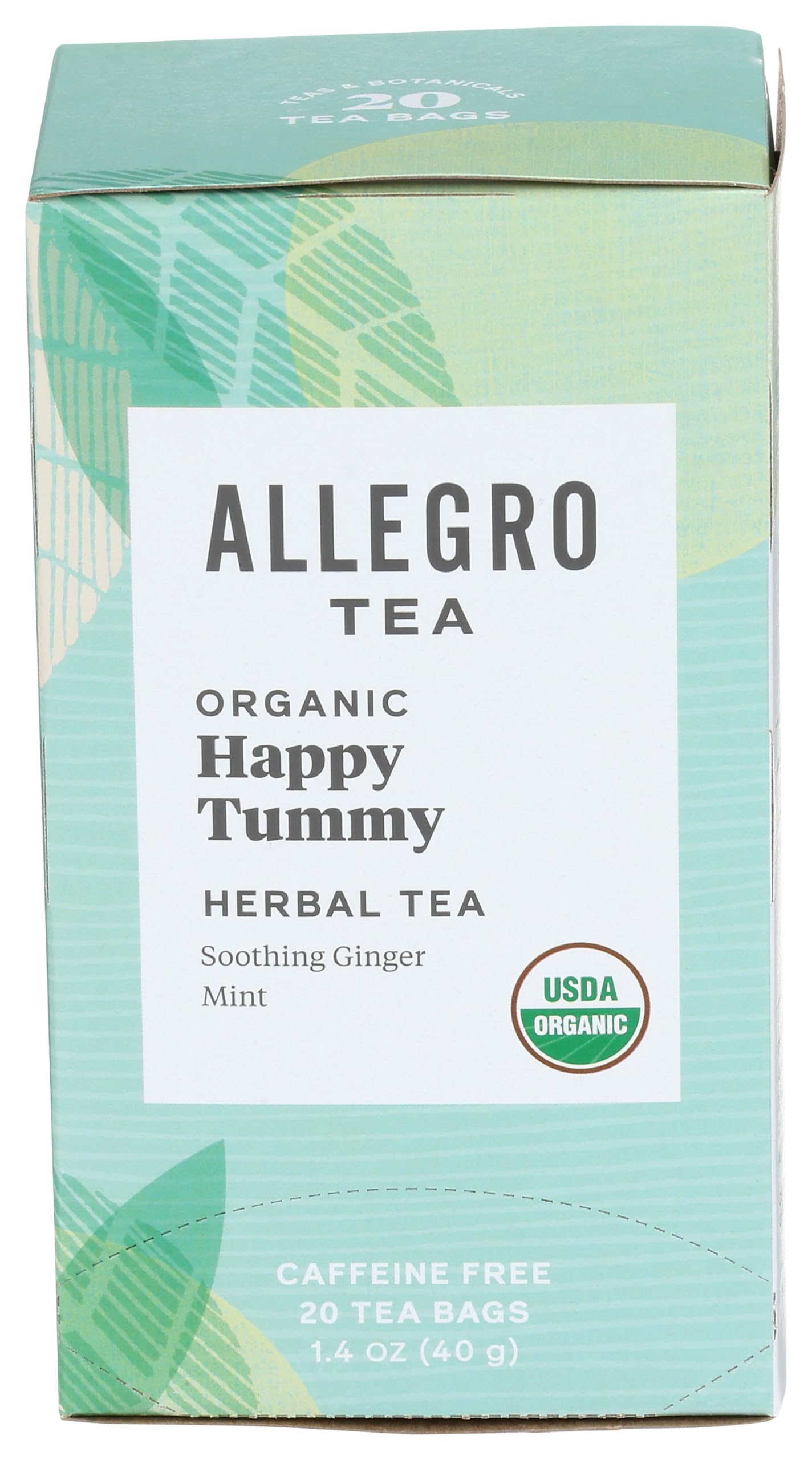 Allegro Tea, Organic Happy Tummy Tea Bags, 20 ctUSDA Organic