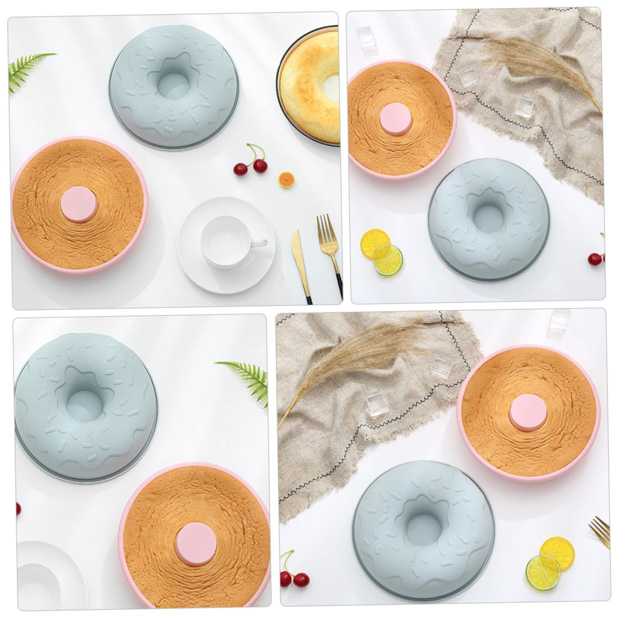 Ciieeo 3stücke Silikon Donut Form Kreatives Backwerkzeug Für Donuts Antihaftbeschichtet Für Kuchen Snacks Und Festlichkeiten