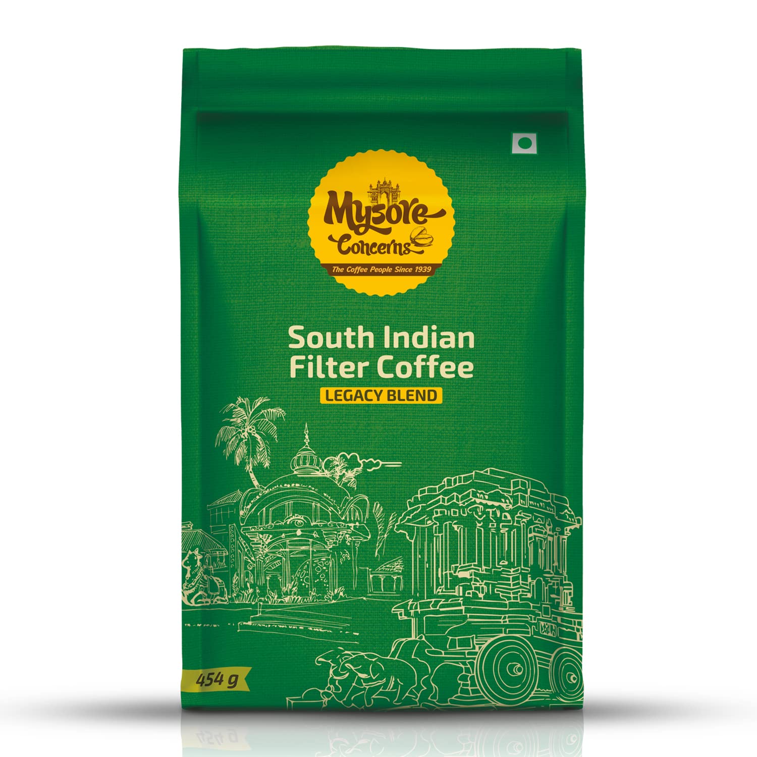 MYSORE CONCERNS Legacy Blend Ground Coffee South Indian Filter Coffee 100 Pure Coffee