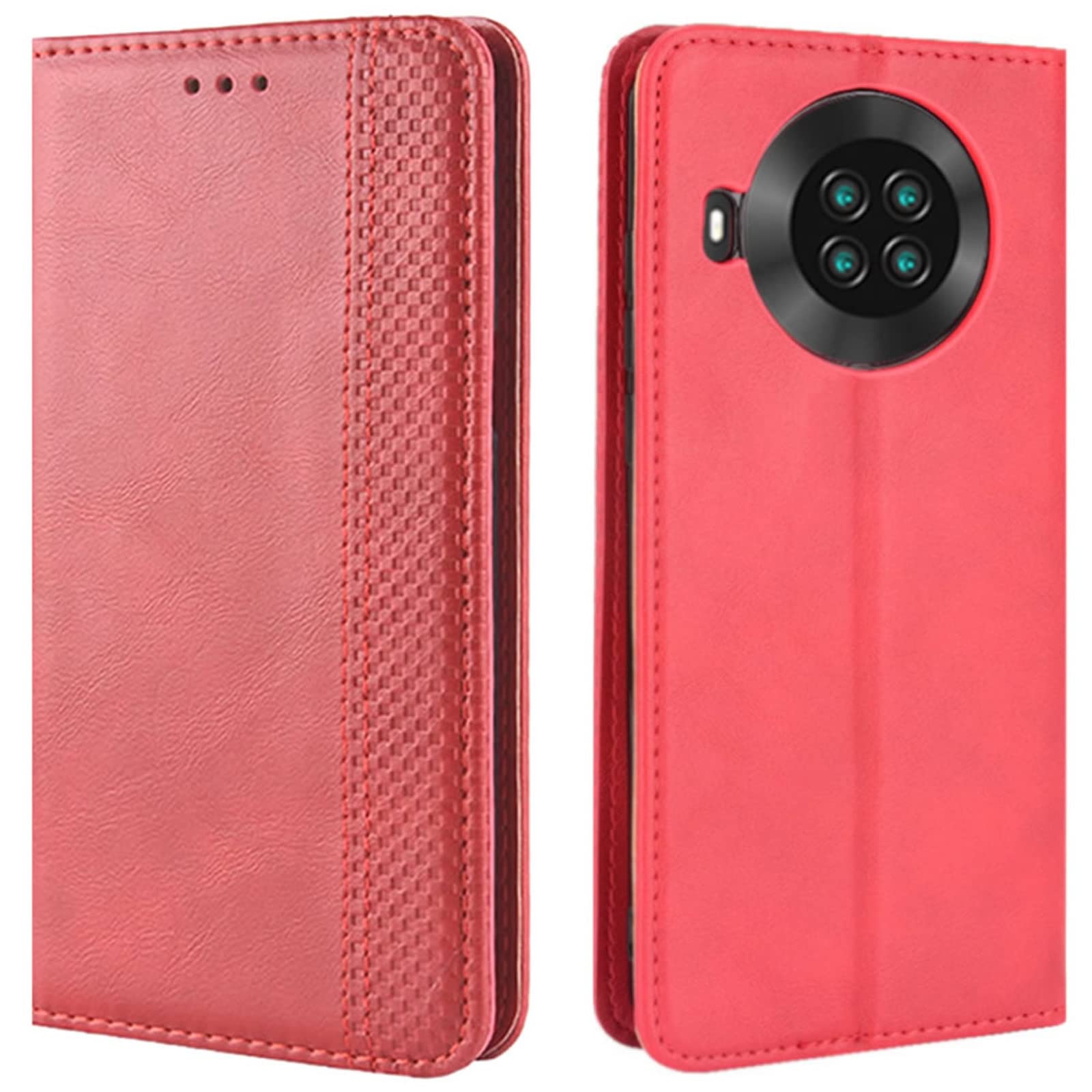 Handyhülle Für Cubot Note 20 / Note 20 Pro – Leder-Klapphülle Mit Kartenfächern, Magnetisch, Stoßfest, Blau