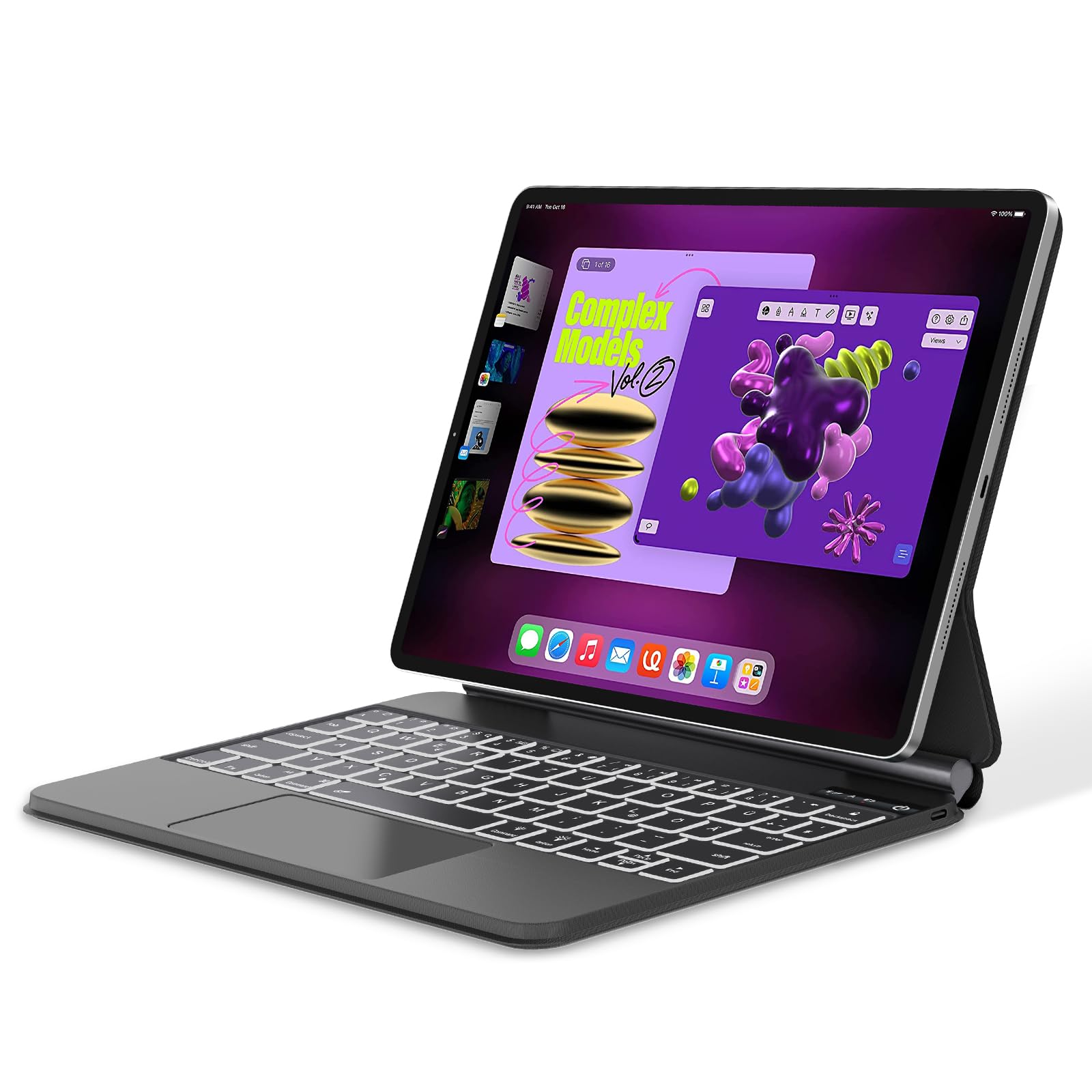 FOGARI Keyboard Trackpad for iPad Air 5/iPad Air 4/iPad Pro 11