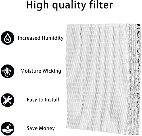 Miniatura 4 de HIFROM Paquete de 2 filtros de panel de agua A1 10 filtros de repuesto para humidificador compatibles con 10 paneles de agua, humidificadores para