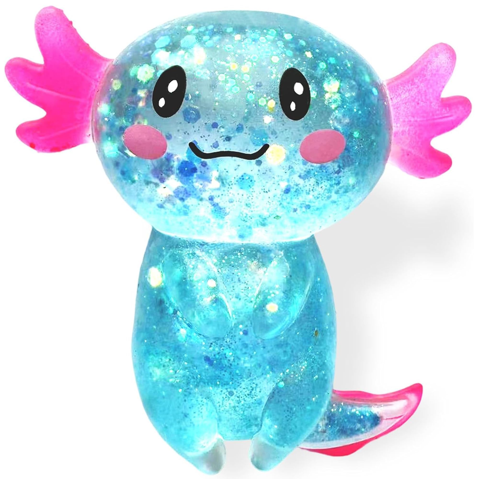 Axolotl Squishy Toy – Cute Malt Sugar Sensory Stress Ball for Kids & Adults, Soft Squeeze Fidget Toy for Anxiety Relief, Focus, and Sensory Play (C) — image 1