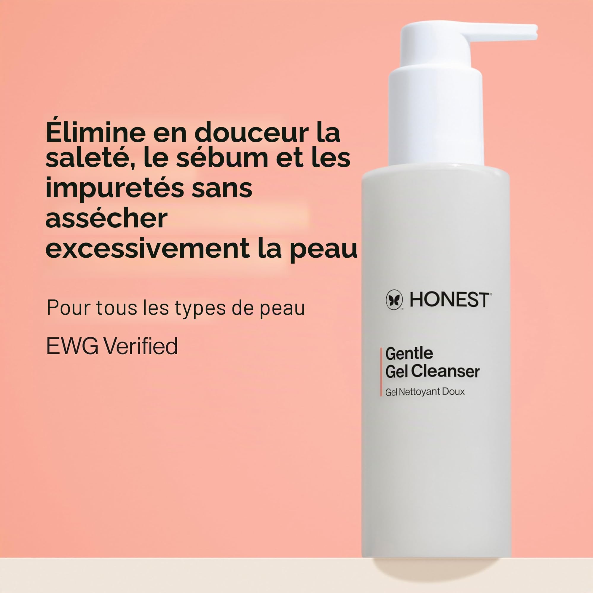 Honest Beauty Gentle Gel Cleanser with Chamomile & Calendula Extracts | Sulfate Free, Paraben Free | 5.0 fl. oz.