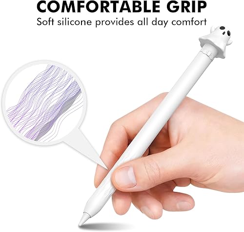 Miniatura 5 de NIUTRENDZ Funda de silicona para Apple Pencil de 1 generación, funda protectora de silicona, accesorios para la piel (Apple Pencil de 1 generación,