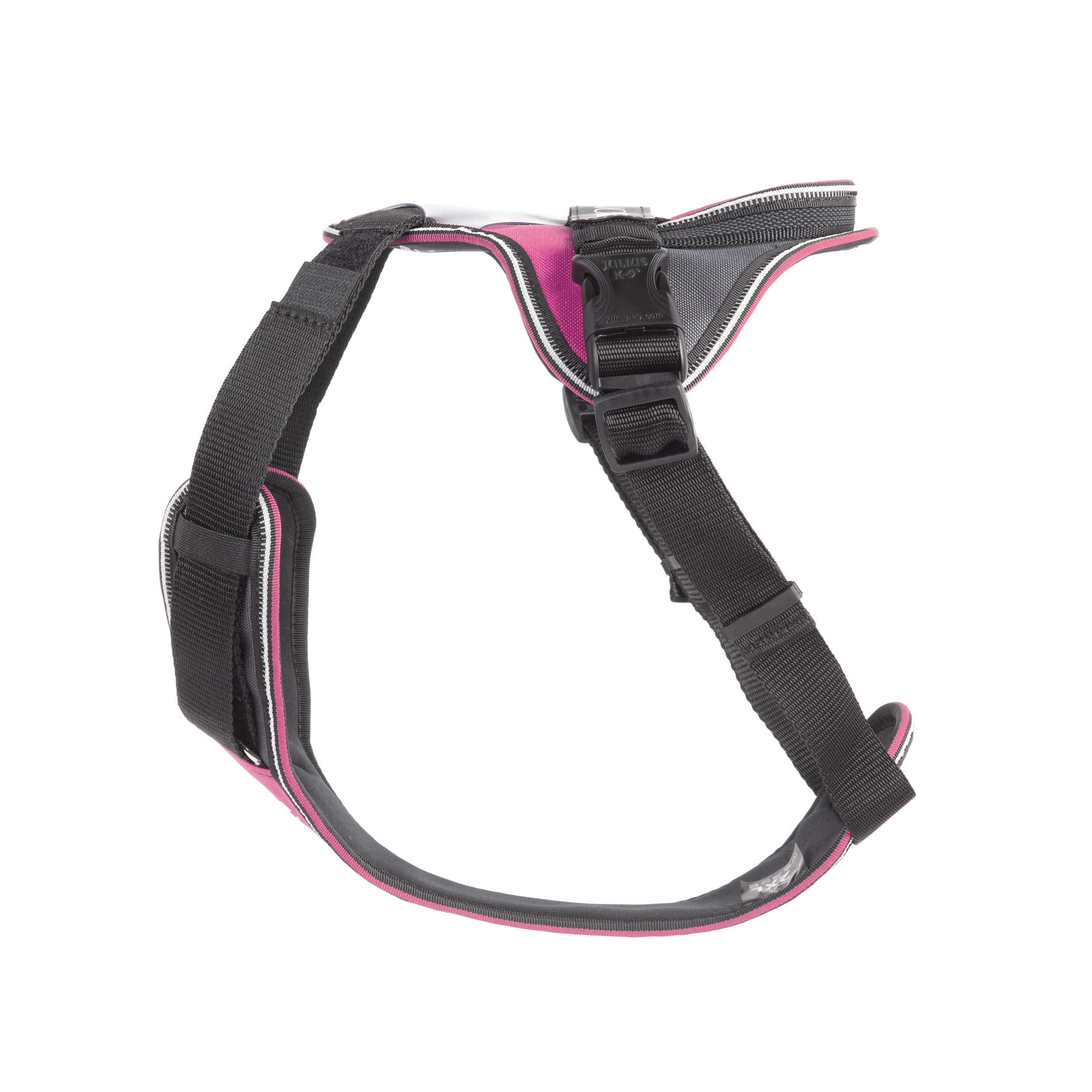 JULIUS-K9 IDC Longwalk Y-Harness, Pink-Gray, Size: 2XL - Image 2